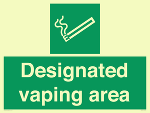Designated vaping area